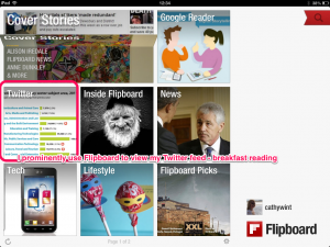 Flipboard screen shot